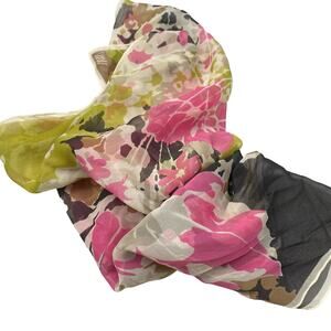 Beautiful Square Floral Scarf